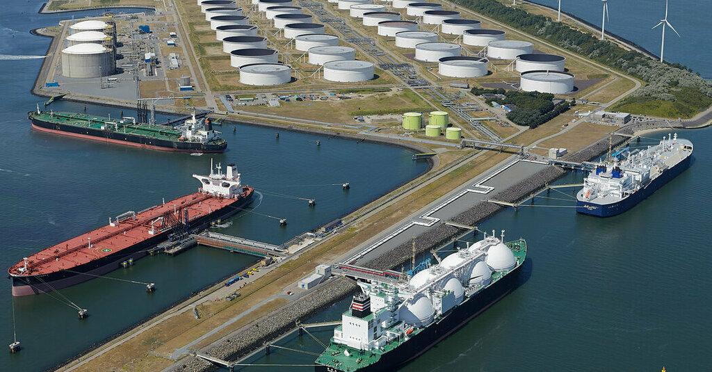 arches_cn's tweet photo. "Natural Gas Shipments, Mostly From U.S., Ease Europe’s Energy Crunch" by Stanley Reed | NYT #Business Day https://t.co/1I8Txg0F6X https://t.co/sG0IFlhfep
