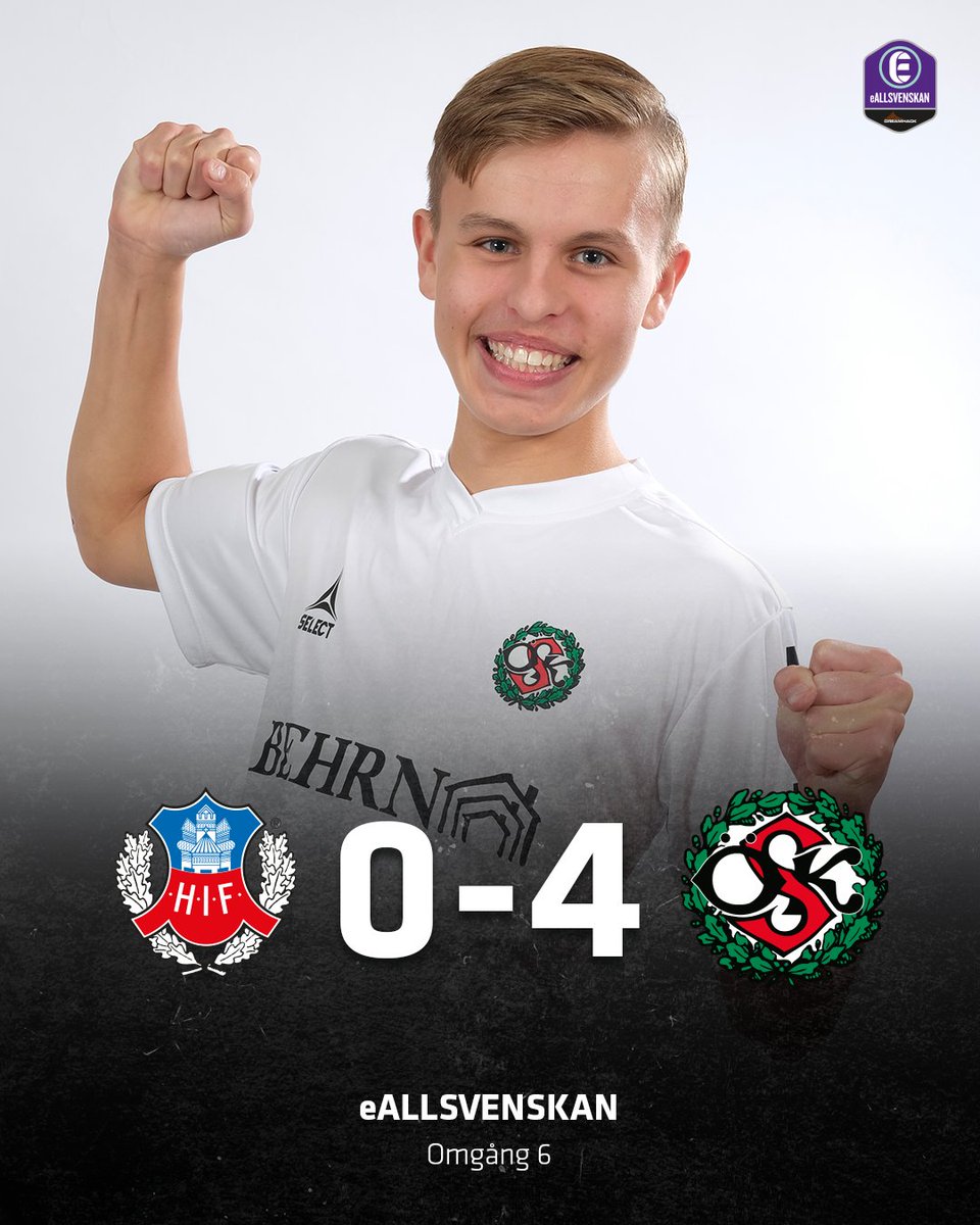 OSK_ESPORT's tweet photo. Efter gårdagens seger i @eAllsvenskan kliver vi upp som serieledare! 💥

Även om det är långt kvar av serien är vi väldigt stolta över våra spelare @EliasLindstrm1, @munzz1337 och @hamsebio 🖤🤍 https://t.co/WruLC1HfTi