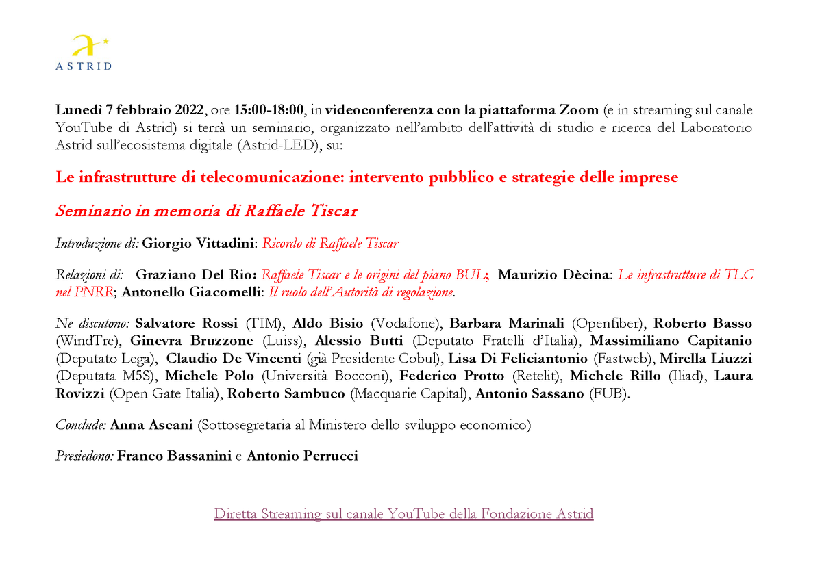 Fondazione Astrid tweet media