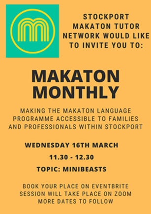 SltEllison's tweet image. Open to all staff within 
@The_SK_Family and Stockport parents. Message me or 
@Carolsperring with your email address and we will forward booking details to you #wetalkmakaton #makatonfriendly