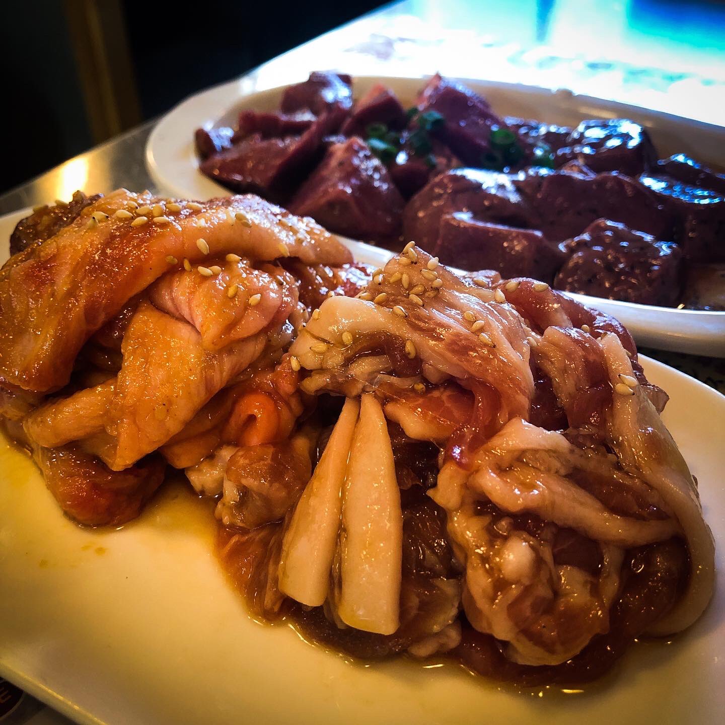 下北沢コンシェルジュ協会 久しぶりにランチの45分食べ放題970円をいただきました やはり ここのレバーとハツは美味しいです 下北沢 下北沢ランチ 焼肉 焼肉ランチ 焼肉食べ放題 ホルモン レバー ハツ 神保町食肉センター 神保町食肉センター