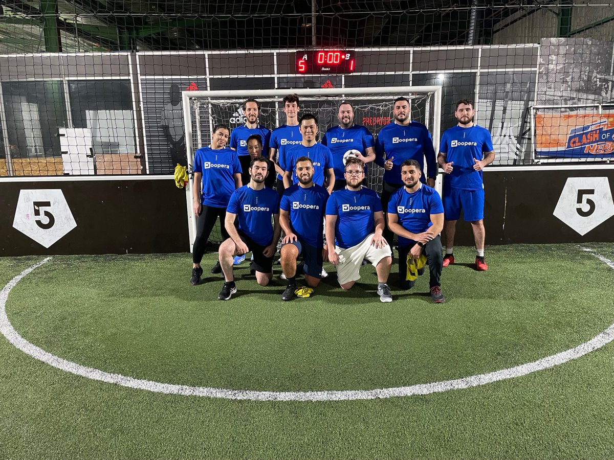 [ÉVÈNEMENT] ⚽

Retour en image sur le match de football d'hier soir entre collègues.
Merci à toute l'équipe.

#afterwork #leadership #doopera