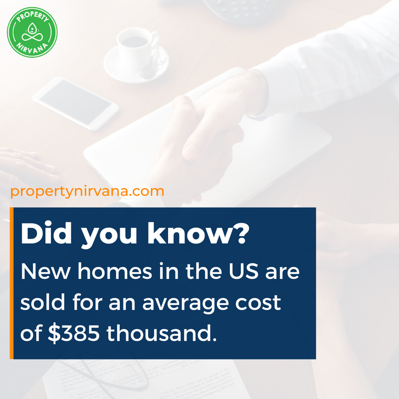 PropertyNirvana's tweet photo. On average, new homes in the US were sold for $385,000, which is only $100 higher compared to the previous year’s $384,900. 😱

What do you think about this price? 💭

ℹ️ Policy Advice

#PropertyNirvana #PropertyOwners #PropertyUSA #PropertyPrice #SoldProperty https://t.co/He4JqAbgQ3