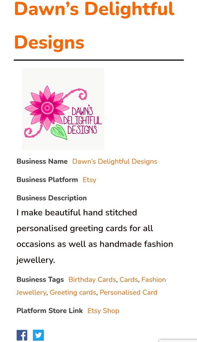 #MHHSBD (@mhhsbd) on Twitter photo Thank you <a href="/dawnydt/">Dawn Irving</a> your new My Helpful Hints Small Business Directory listing is now live. Want your business listed? Pop over to the My Helpful Hints website and check out the business directory!
#SmallBusiness
#MHHSBD
myhelpfulhints.co.uk/business-direc… Thank you <a href="/dawnydt/">Dawn Irving</a> your new My Helpful Hints Small Business Directory listing is now live. Want your business listed? Pop over to the My Helpful Hints website and check out the business directory!
#SmallBusiness
#MHHSBD
myhelpfulhints.co.uk/business-direc…