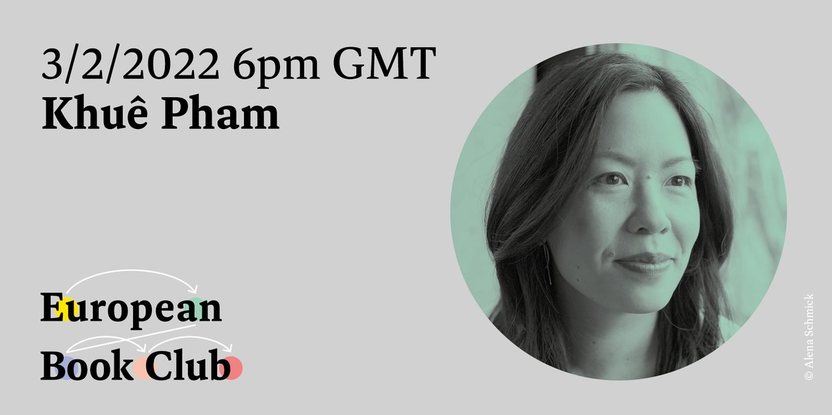 📚@EUNIC_Global Ireland's online #EuropeanBookClub continues #tonight with German #writer Khuê Phạm, discussing her book 'Wherever you are'.
#Free booking: bit.ly/3swmuw3
Presented by @GI_Irland