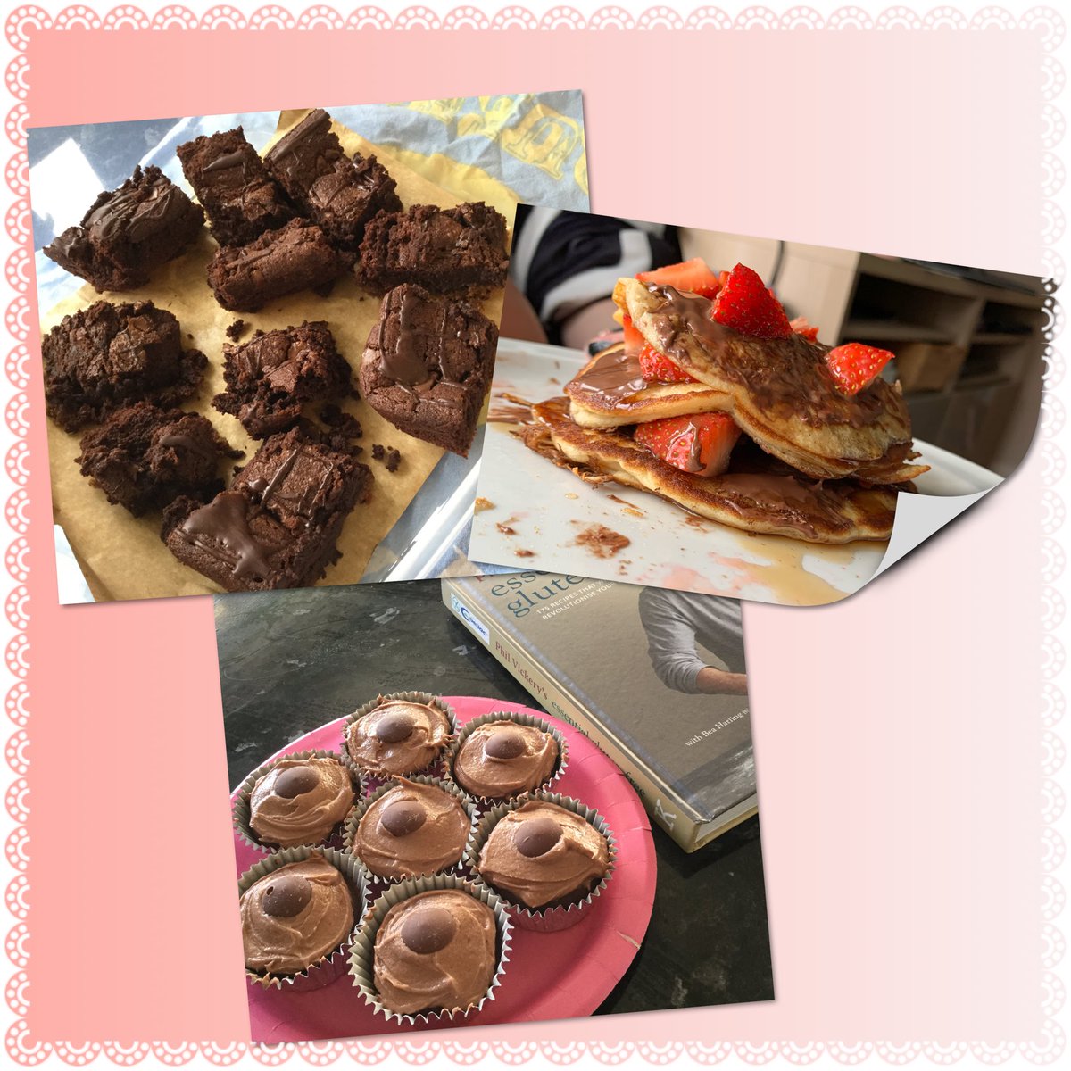 C…….ChocolateCupcakes, Chocolate Brownies and Chocolate Pancakes 🍫#Feb4FabFood