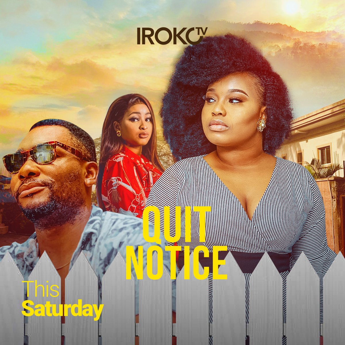 irokotv's tweet photo. Leonard lost his fortune and his partner alongside. But in the midst of his travail, he will find true love and even greater fortune.
"QUIT NOTICE" will be available this Saturday on iROKOtv.
Subscribe>>> https://t.co/wVnOmsGNYF
#irokotv #NollywoodMovies #quitnotice https://t.co/TKFcWY8ss8
