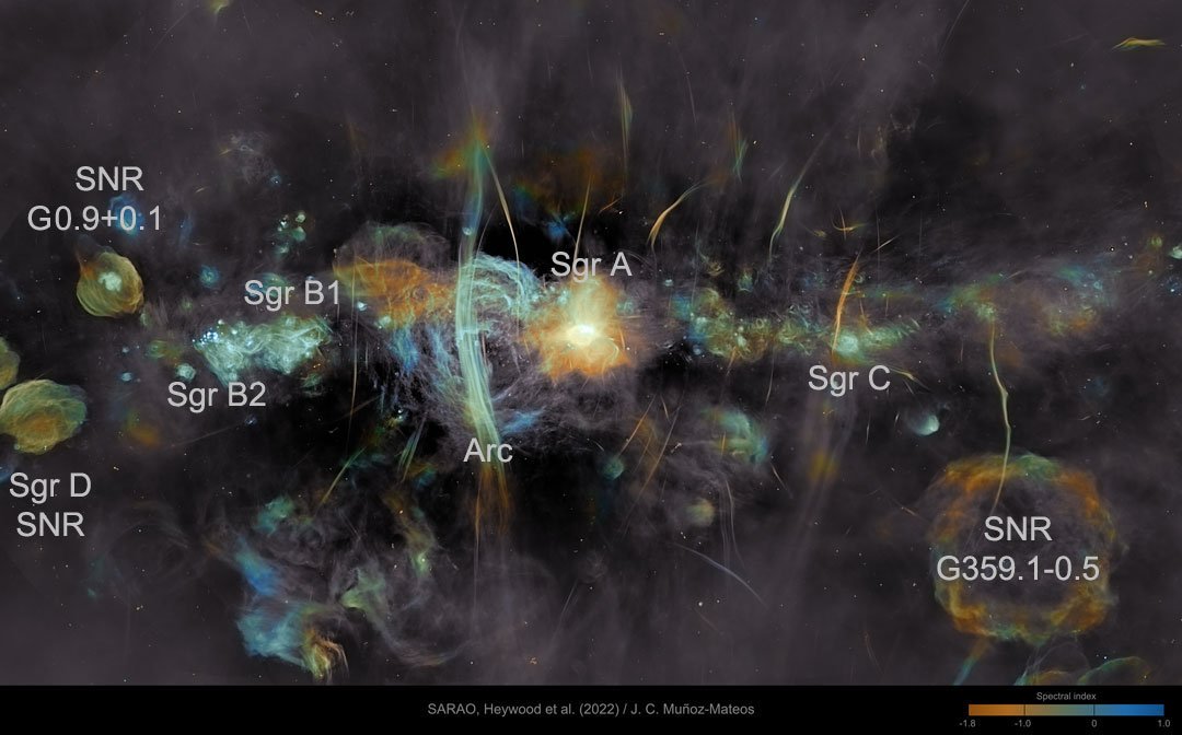 Bravo <a href="/SKA_Africa/">NRF/SARAO</a> - magnificent view of the galactic centre region with the MeerKAT radio telescope.