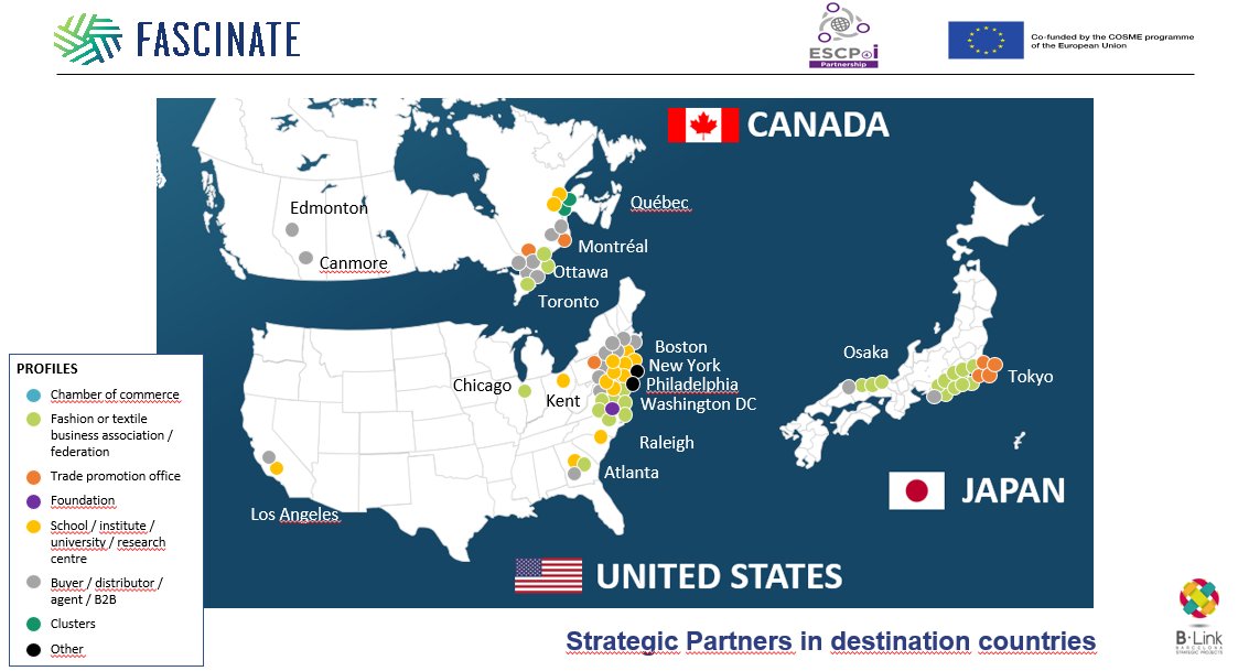 ...but also in the <a href="/FascinateEu/">Fascinate EU Fashion Alliance</a> 3 target markets: Canada, Japan &amp; USA