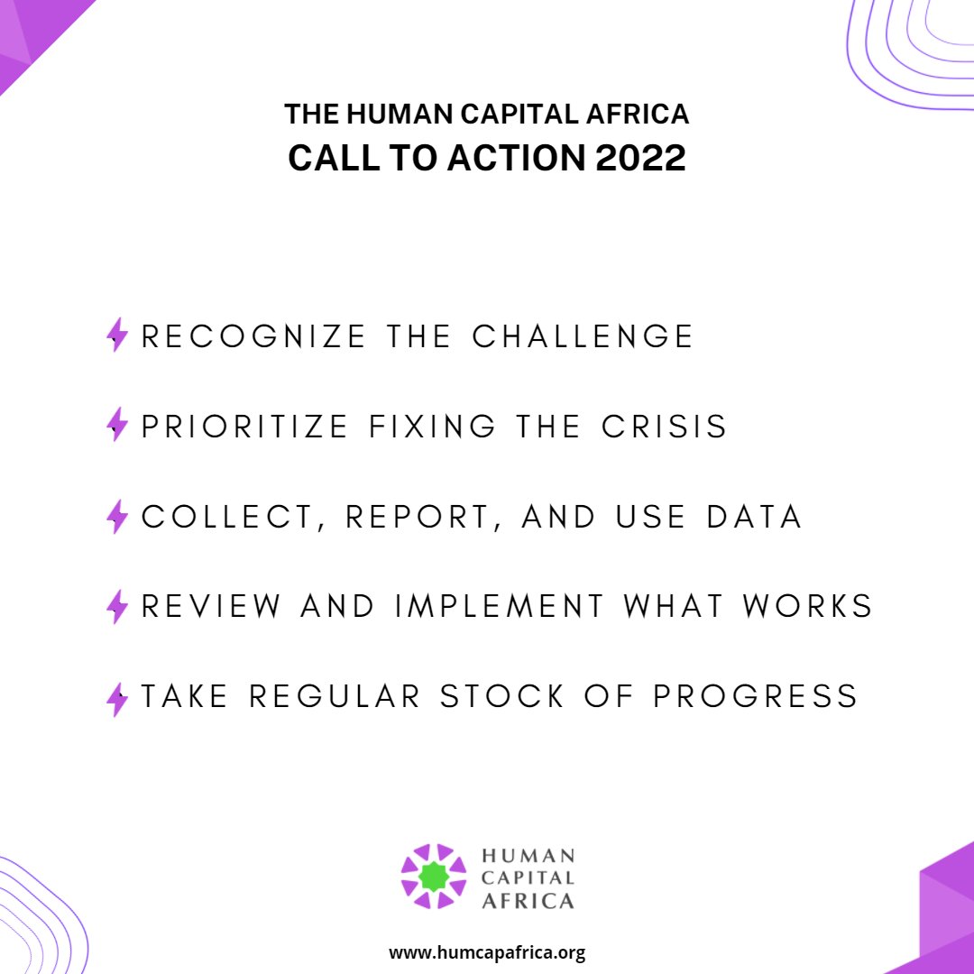 HumanCapAfrica's tweet photo. The Human Capital Africa CALL TO ACTION to leaders in Sub-Saharan Africa.

(Thread)

#HCACallToAction https://t.co/zec1K7tPqW