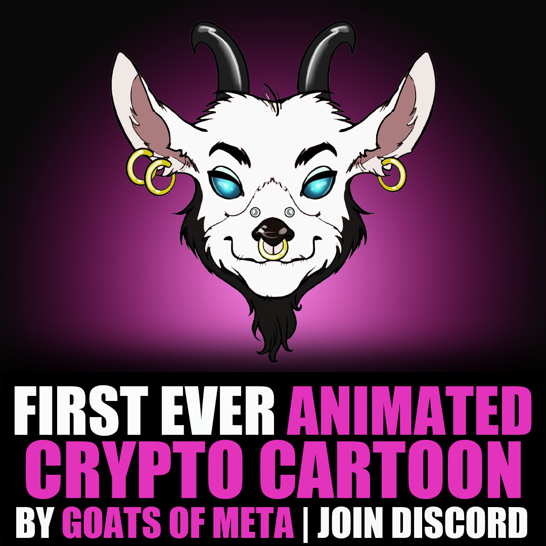 goatsofmeta's tweet photo. WE CAN'T WAIT TO LAUNCH OUR 1st Crypto Cartoon PROJECT! Also, MINT Announcement will happen soon... Keep an eye on our latest posts so you don't miss it out. 

#NFTCommunity #NFTs #NFTdrop #NFTshill #NFTLaunch #cryptocurrecy #opensea #GOAT #NFTartist #buyNFT #NFTProject #nftart https://t.co/g1WFMRP2CI