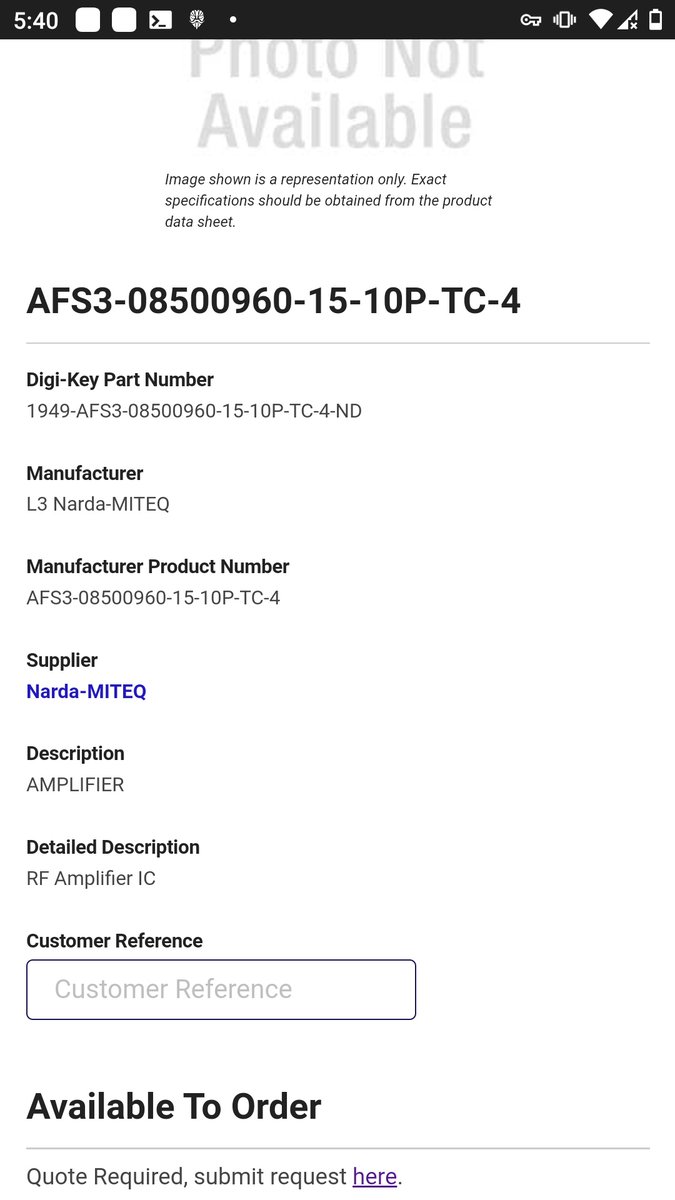 Is there any MITEQ AFS3-08500960-15-10P-TC-4
My mother didn't want to buy the KU8000B because it's too expensive