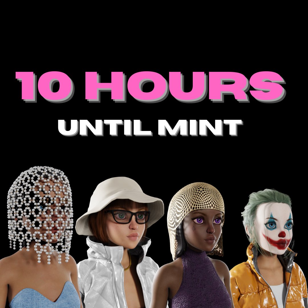 😇We’ll pick 5 WL spots every hour for the next 5 hours!!!😇

👇To enter: 

1.) Follow <a href="/womenofcrypto_/">The Women of Crypto</a> &amp; @amysarchive1

2.) Tag 3 friends!💖

3.) Join our discord: discord.gg/womenofcrypton…

#NFTCommunity #nft #NFTGiveaways #NFTdrop