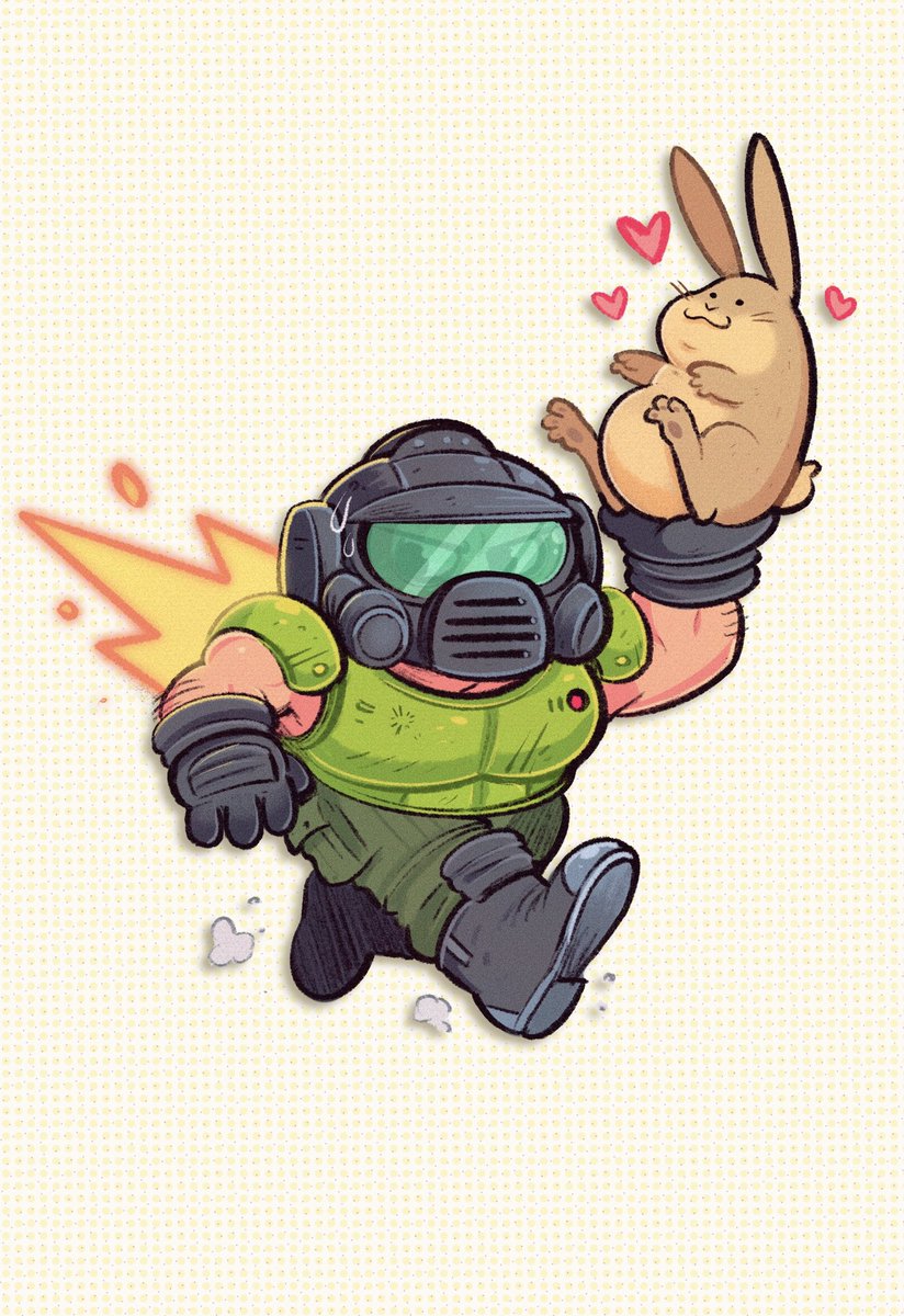 LowBudgetGhost's tweet photo. Local man braves Hell to find Bnüüy 💪💥👹🔥🐇 https://t.co/JoOZZQ3Ql7