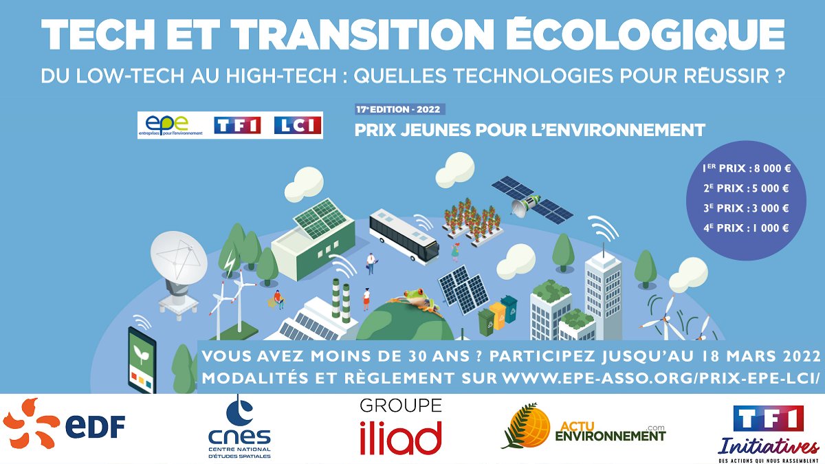 UCAuvergne's tweet photo. #CONCOURS | Vous avez moins de 30 ans et les questions environnementales vous intéressent ?Proposez vos solutions afin de concilier transition écologique et technologies en participant au Prix Jeunes pour l'Environnement !

Candidatez avant le 18 mars👉https://t.co/OnZr0f81Lr https://t.co/kEEBqpqLSt