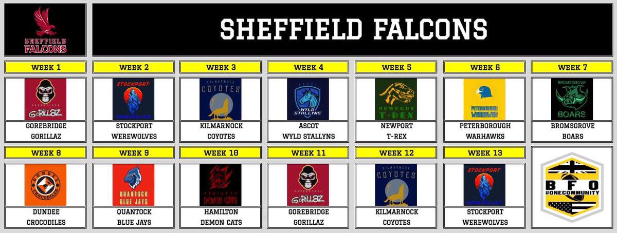 Sheffield Falcons tweet media