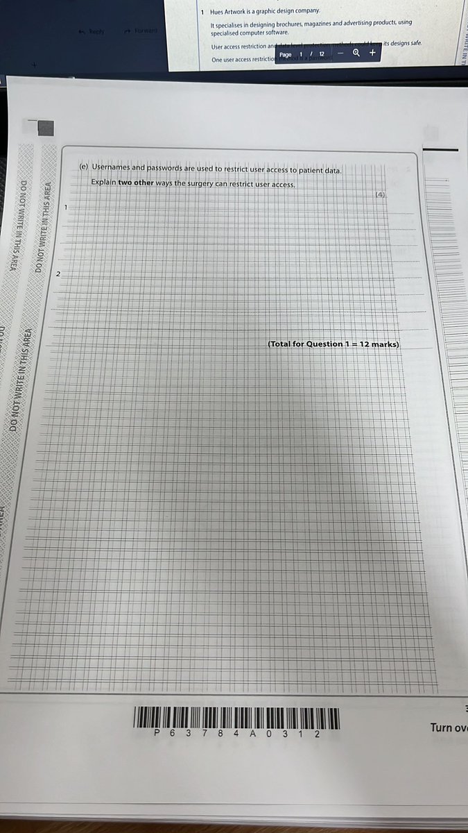 __tdubya's tweet photo. @PearsonICT Tim, can we have copies of exams from the website that print without the lines please? https://t.co/YJhDdjuQZT