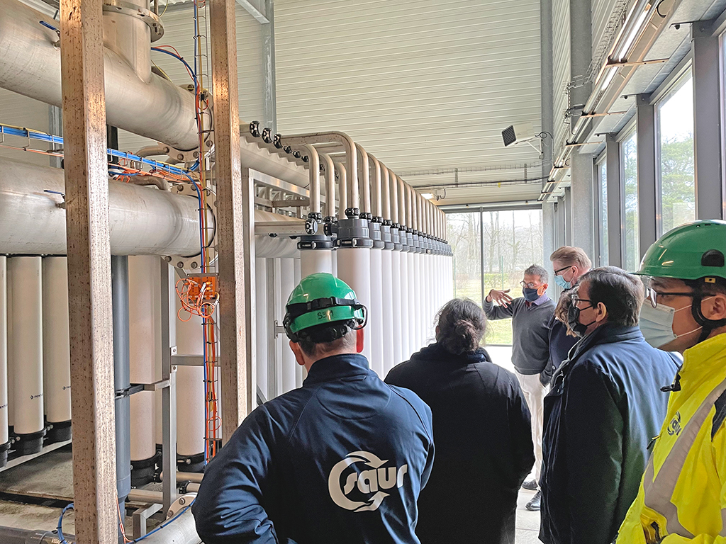 PrefetVendee's tweet photo. Déplacement hier de G. Gavory @prefetVendee
au barrage #Mervent visite technique de l'usine de potabilité
Enjeu prioritaire #Vendée, la préservat° de la ressource en #eau passe par une gestion des retenues combinant product° d’eau potable & régulation des cours d'eau @Vendee_Eau https://t.co/nxvssibHwn