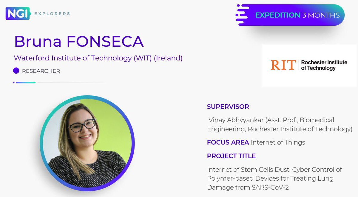 Congratulations to Bruna Fonseca and Gregory Agriopoulos for winning the “Best Project Excellence” award at the NGI Oscars Ceremony 🏅🏅

Amazing results and outstanding projects ! 

Best of luck for the future! 🍀🍀
<a href="/NGI4eu/">NGI4eu</a> 

 #future #AI #VR #innovation #covid