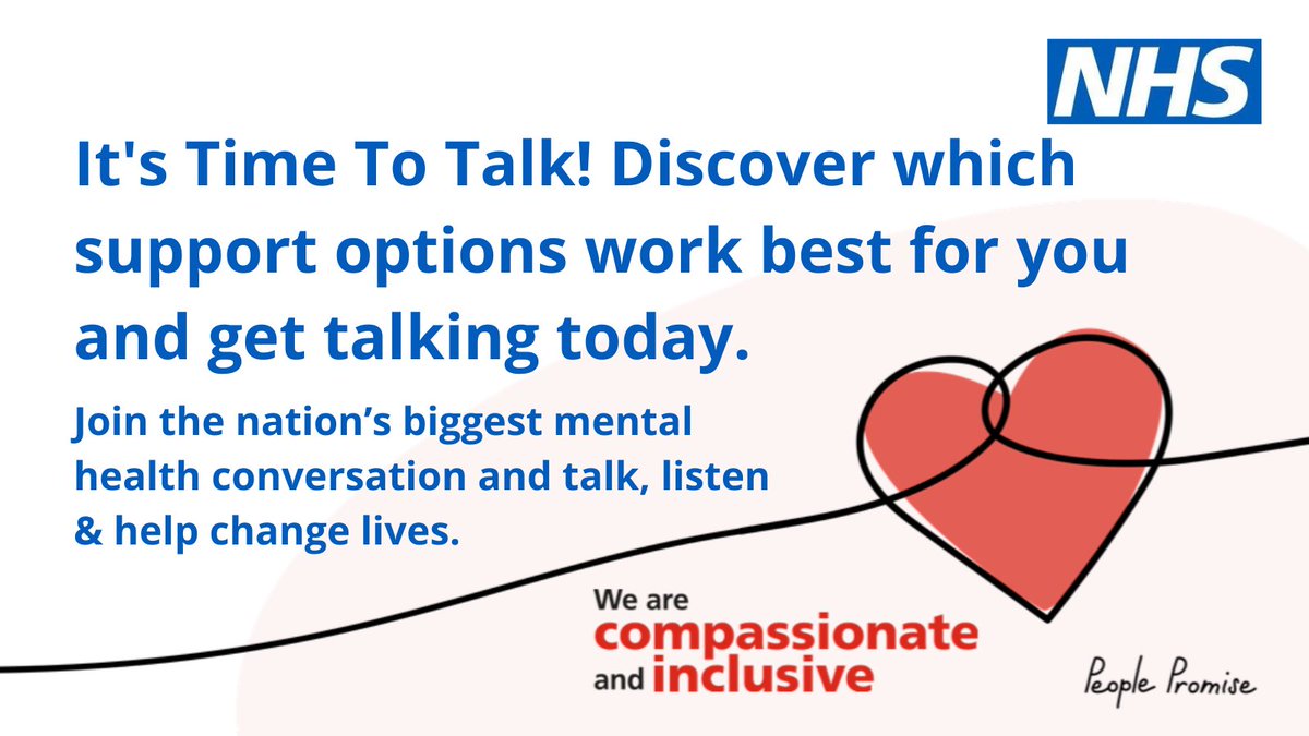 It's time to talk day!
We want to remind all #OurNHSPeople that if you need someone to talk to, support continues to be available via our mental health hubs, confidential staff support lines and other resources. england.nhs.uk/supporting-our…
#mentalhealth