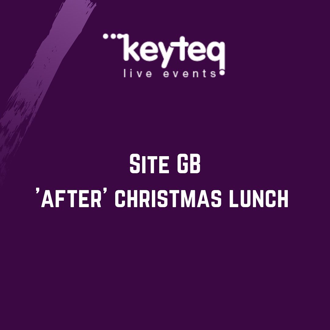 keyteqlive's tweet photo. Better late than never!

Last weeks ‘After’ Christmas Lunch for @SITEGlobal was a super fun event for us to support. We love events that support others and Site GB managed to raise a huge £3,500 for their partner charity 👏🏼 Live events are officially  back and better than ever👏🏼 https://t.co/wP1XvAZgfN