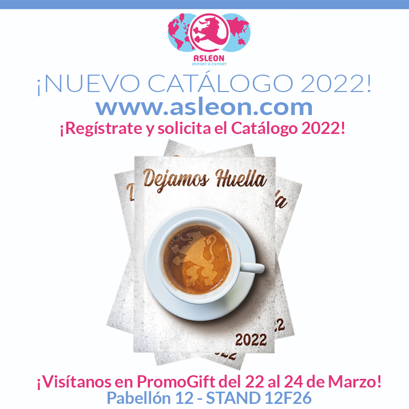 ASLEON_SL's tweet image. 📣 Nuevo catálogo DEJAMOS HUELLA 2022!!!

Visítenos en PROMOGIFT´22 del 22 al 24 de Marzo.

🖥asleon.com

#DejamosHuella 🐾 | @aimfap | #PromotionalItems | #PromotionalGifts | #Leonesp 🦁 | #Promogift