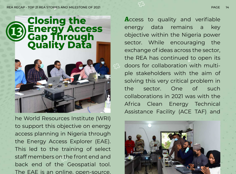Congratulations @realREANigeria for adopting the #EnergyAccessExplorer to close the #EnergyAccess gap and improve #EnergyPlanning conta.cc/3g2kZj4 #EnergyTransition #Nigeria <a href="/UKinNigeria/">UK in Nigeria🇬🇧🇳🇬</a> <a href="/WRIAfrica/">WRI Africa</a> <a href="/AFSIA_Official/">AFSIA - Africa Solar Industry Association</a> <a href="/AEP_Africa/">Africa Energy Portal</a> #CatalysingSolarMarkets