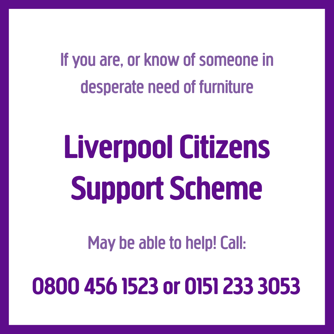 BulkyBobsLiv's tweet photo. Do you know about LCSS? Contact them on 0800 456 1523 or 0151 233 3053 if you feel you are in furniture crisis.
https://t.co/0n15vj9VhH
#FurnitureCrisis #HelpWithFurniture https://t.co/ZmTFxMyhNT
