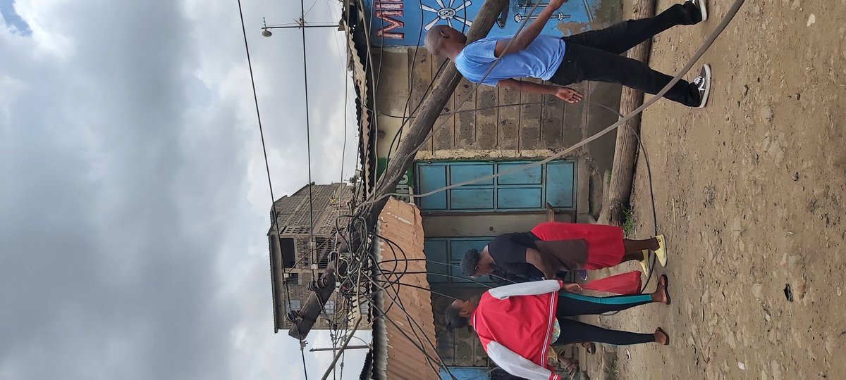 #kplccustomercare please come to our rescue.  Huruma Estate  located along outering RD. Opposite Cooperative bank Kariobangi branch