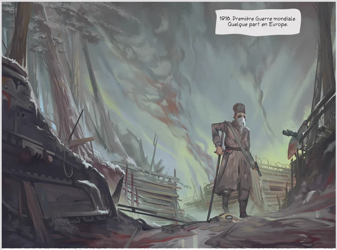 A paraître en mai @EditionsDargaud : "Les Yeux perdus", des incroyables @DAgrimbau &amp; @Jtumburus ! Premières images, l'arrivée dans l'orphelinat de l'horreur : 