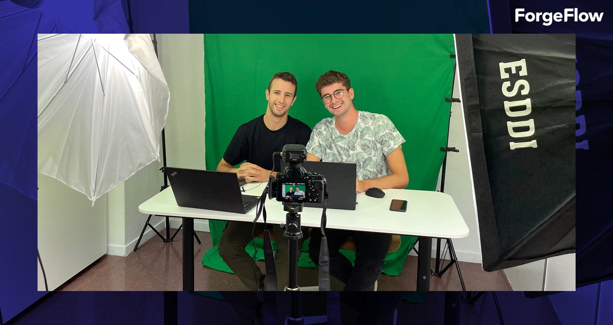 ForgeFlow's tweet image. Filming day!🎥We are not always behind the screen💻. Today it's @BernatForgeFlow and @JoanMForgeFlow time to talk about the latest tips & updates we have to help your company on the digital transformation.
Want to know more about this process? 👉forgeflow.com
