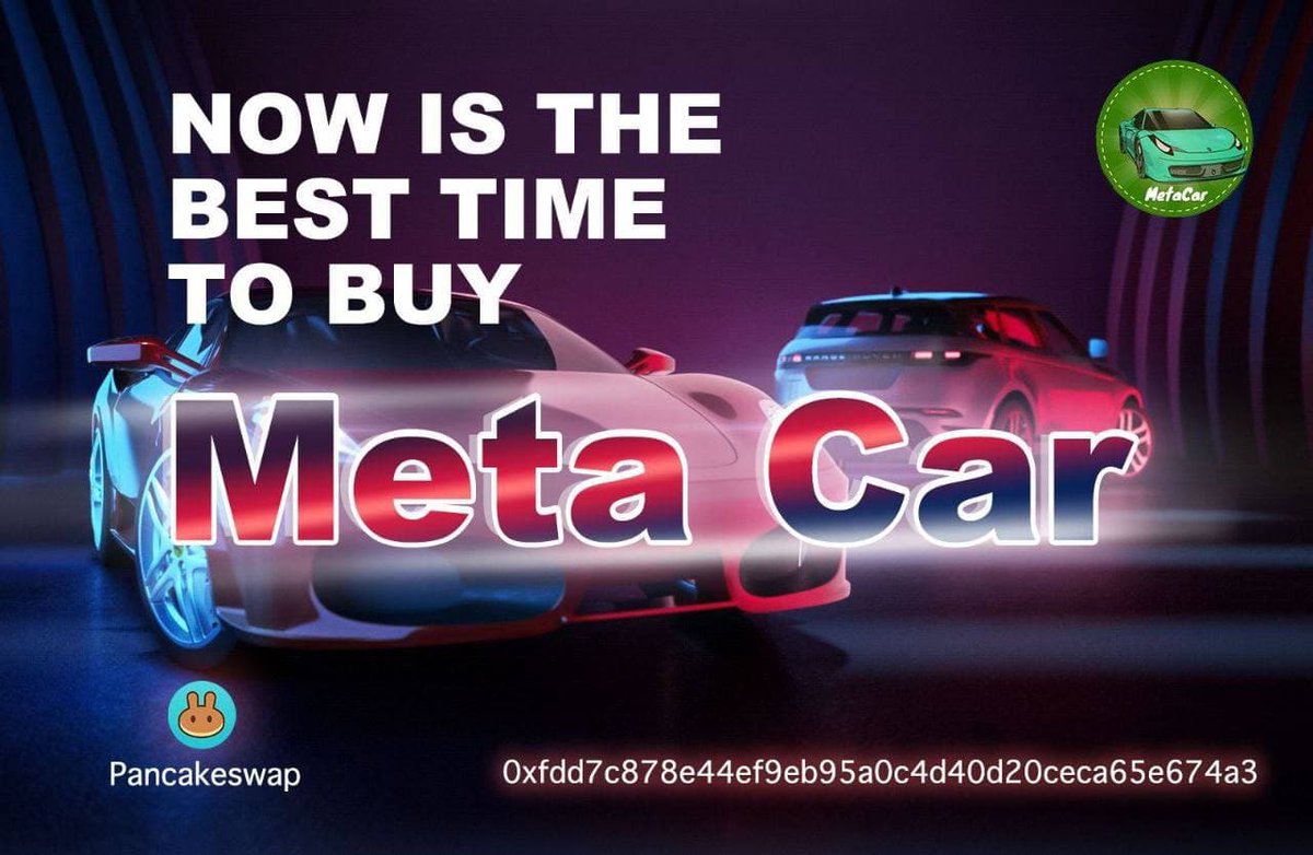 Wym_2021's tweet photo. @TeslaSolar Metacar币安链合约地址：0xfdd7c878e44ef9eb95a0c4d40d20ceca65e674a3 https://t.co/s2xAxjmb8z