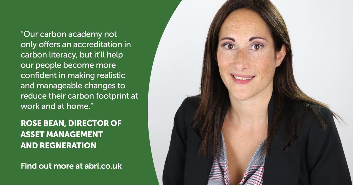 Last year we launched our #ClimateLiteracy project! 🌎 

Recognised by the @UN Climate Change Conference, the Carbon Literacy Project will ensure everyone at Abri becomes #CarbonLiterate: bit.ly/32HOXlH

#RestoreOurEarth #ClimateChange #ClimateAction #ukhousing