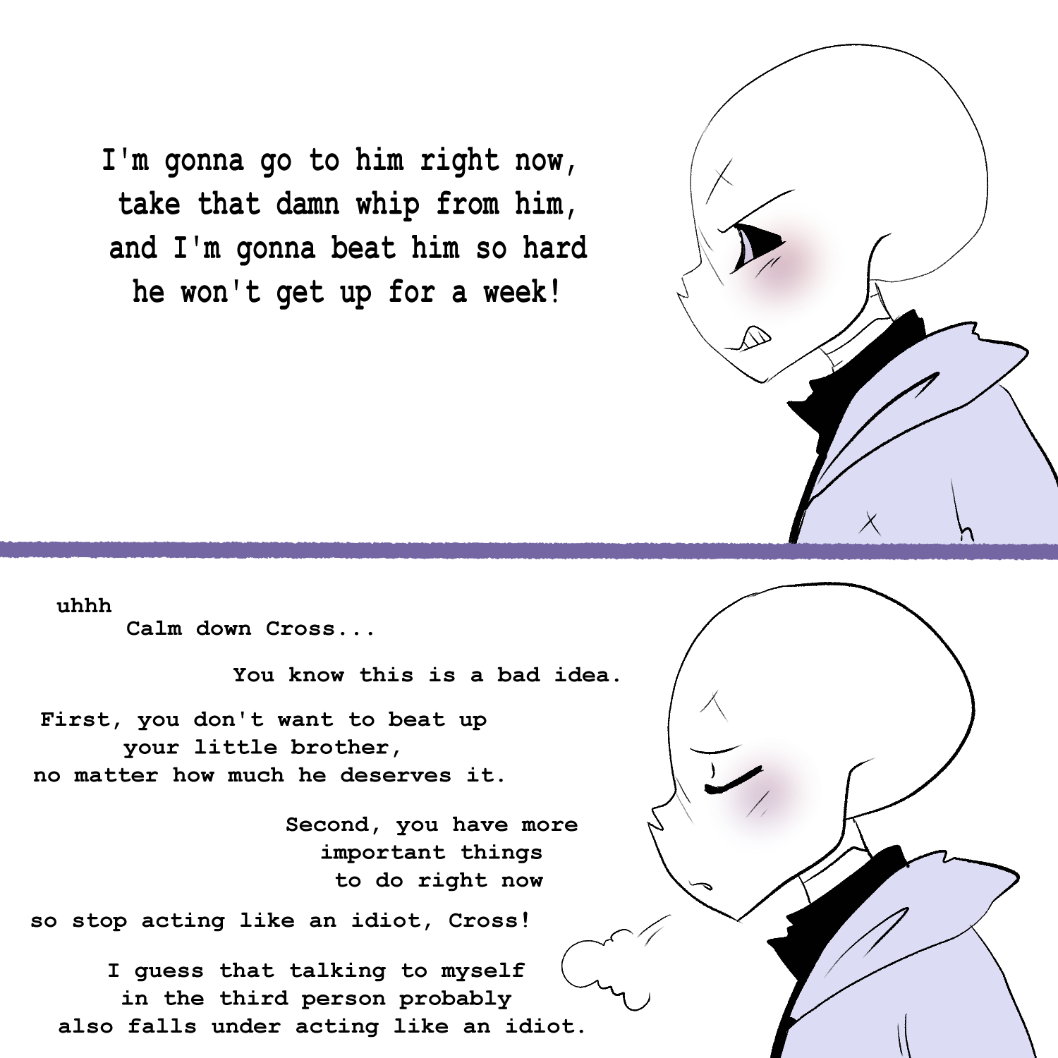 Luc Arcane (Justyna) on X: Shattered Light and Shadow. page 236 I have to  tell this again: It isn't canon Nightmare, so he has classic nmonster soul.  #UndertaleAU #UndertaleSLAS #Nightmare #NightmareSans #Sans #