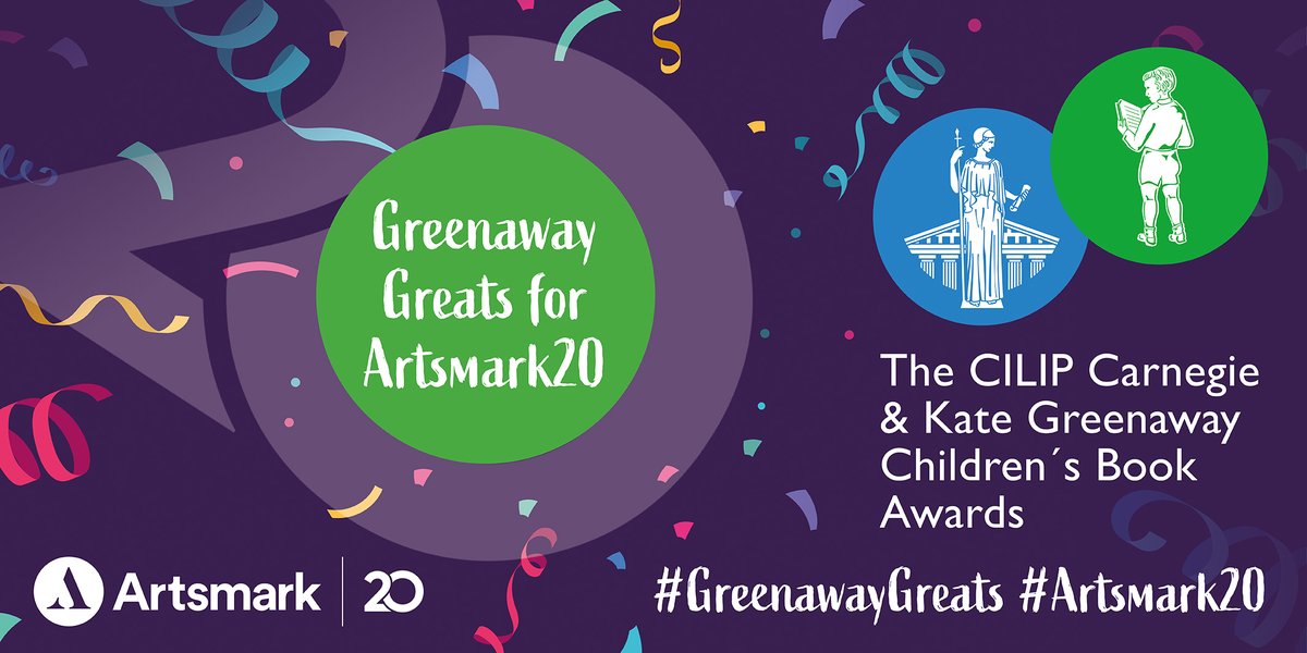 We are delighted to announce our partnership with <a href="/Artsmarkaward/">Artsmark</a> &amp; <a href="/Petersbooks/">Peters</a> to launch a special reading scheme: #GreenwayGreats – a selection of outstanding illustrated books to inspire creativity, in celebration of #Artsmark20! Find out more: carnegiegreenaway.org.uk/cilip-launches…
