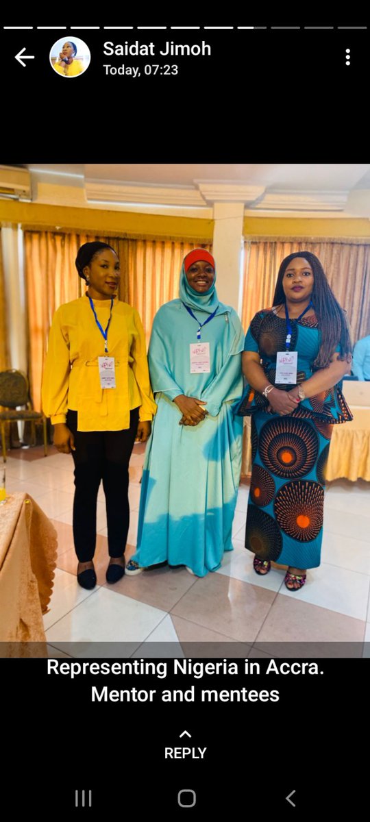 Chikaskumle's tweet photo. I am extremely proud of 
Dr Azeezat Yishawu (Speaker Nigerian Youth parliament) and Saidat Oziohu Jimoh (NANCS Senate President).
I am humbled to mentor and learn from you as well through this journey.
.. https://t.co/btJJGhZ26C