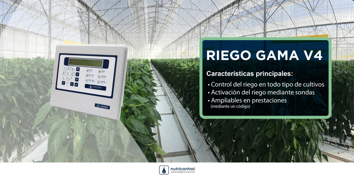 Nutricontrol_es's tweet photo. 🚀Arrancamos febrero con #NTCtech donde os traemos nuestra Gama V4 de Riego.
💬La Gama V4 permite la monitorización del suelo y las variables climáticas mediante sondas, y la activación del riego mediante las mismas.
Descubre todas su ventajas aquí 👇
https://t.co/wsZZWEsv4A https://t.co/CExLZecB1n