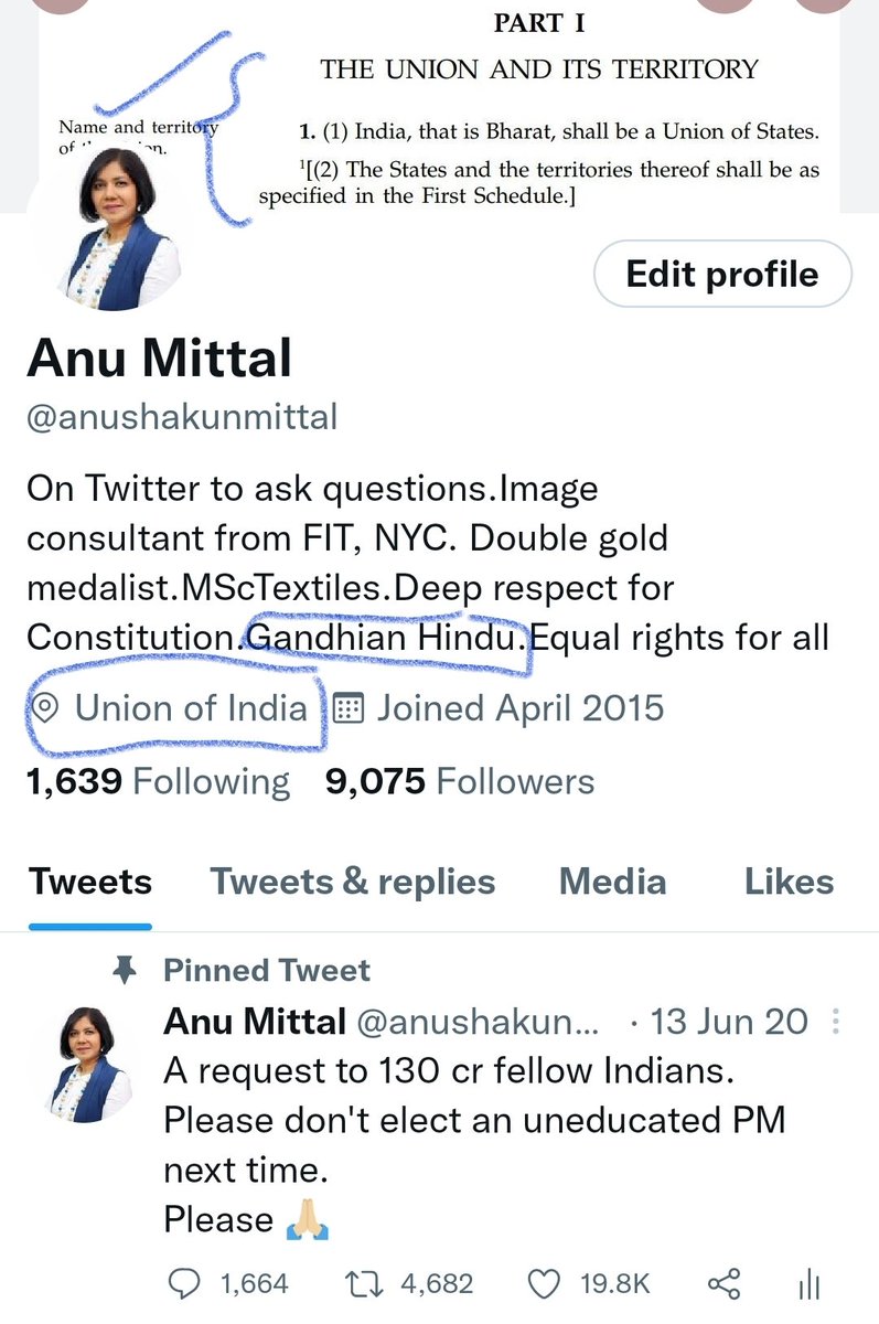 New bio! 
Have a look😇
#UnionOfStates