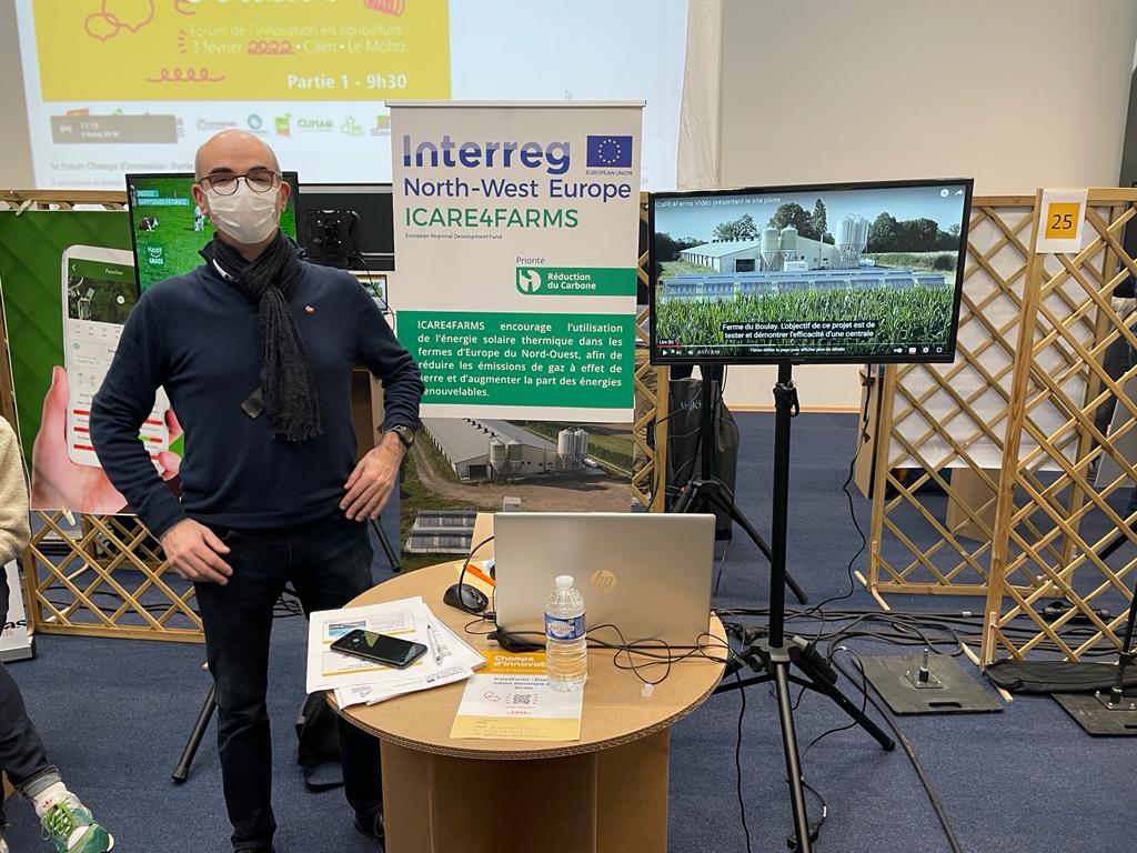 We are in Normandy today at the #Champsdinnovation Forum – an event all about #innovation in agriculture.
Find out about #SolarThermalEnergy:
If you are at the event, go and visit Gilles Beaujean at the ICaRE4Farms stand