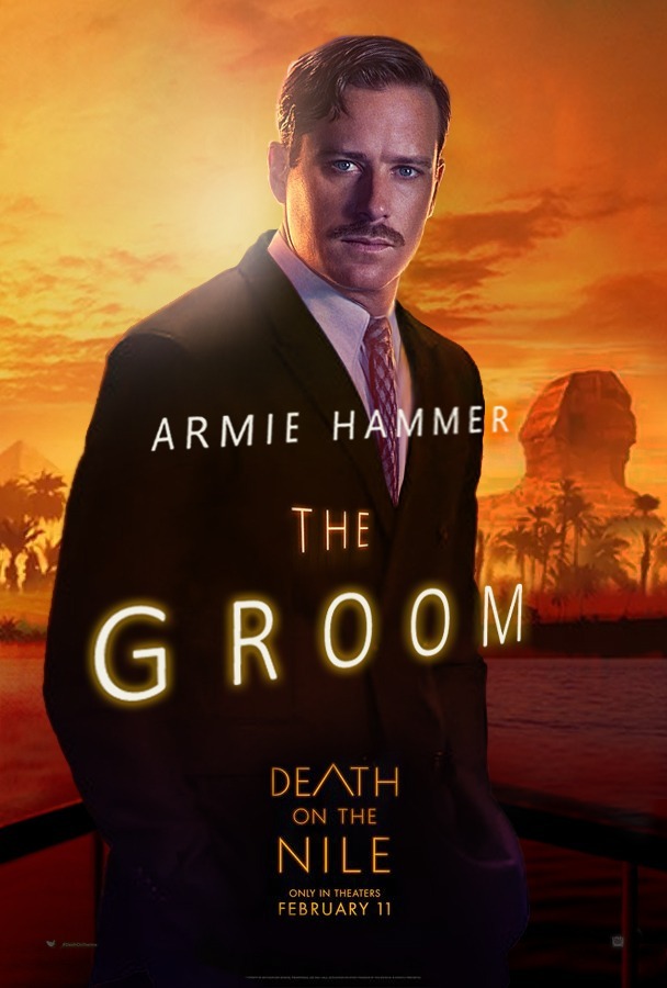 cmbyn222's tweet photo. The Groom. The Husband. The suspect. The great #ArmieHammer  #simondoyle https://t.co/JivxvktJfr