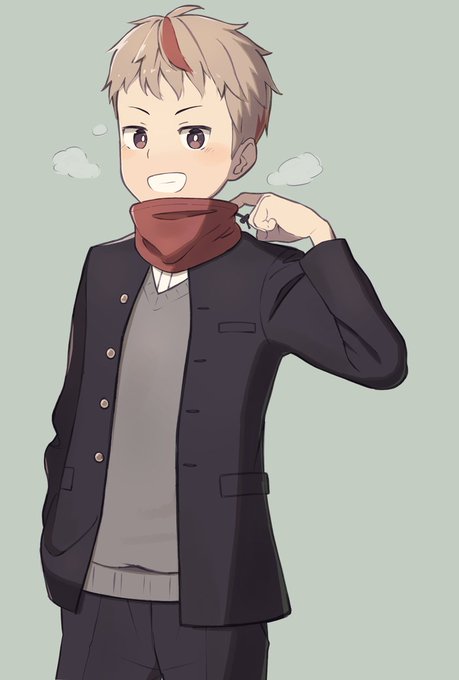ネックウォーマーのtwitterイラスト検索結果