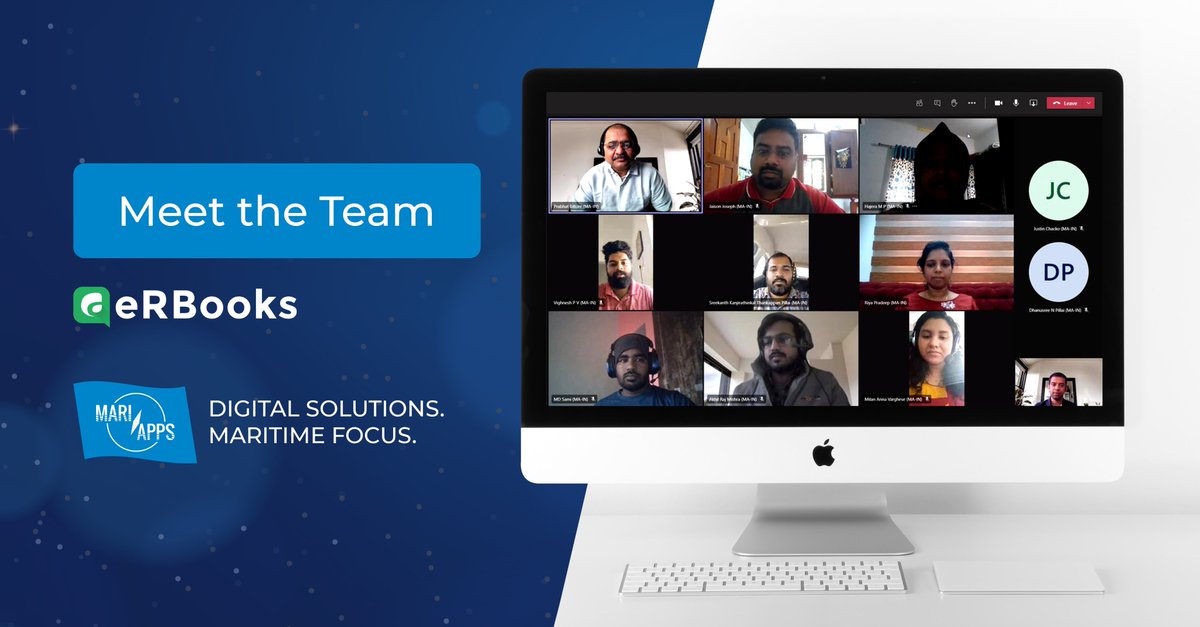 MariAppsMarine's tweet photo. Meet the team behind MariApps’ Maritime Electronic Record Books (eRBooks)

The MariApps eRBooks team keeps achieving far more than they expected!

Kudos to this diligent team. Keep it up!

#mariappsmarinesolutions #electronicrecordbooks #eRbooks #paperlessrecords https://t.co/m53c24o37J