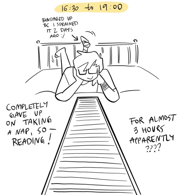 this may not be very exciting to read a comic about but i was having the time of my life lost in the world of prose 