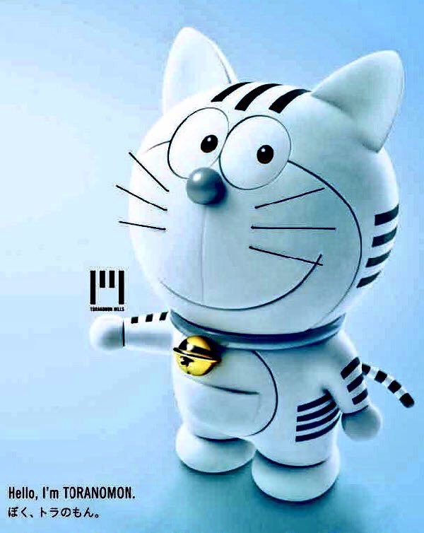 Neotourist's tweet image. Талисман возвышающегося комплекса Toranomon Hills в Токио - путешествующий во времени робот-белый тигр-бизнесмен по имени Тораномон (двоюродный брат популярного персонажа Дораэмона).