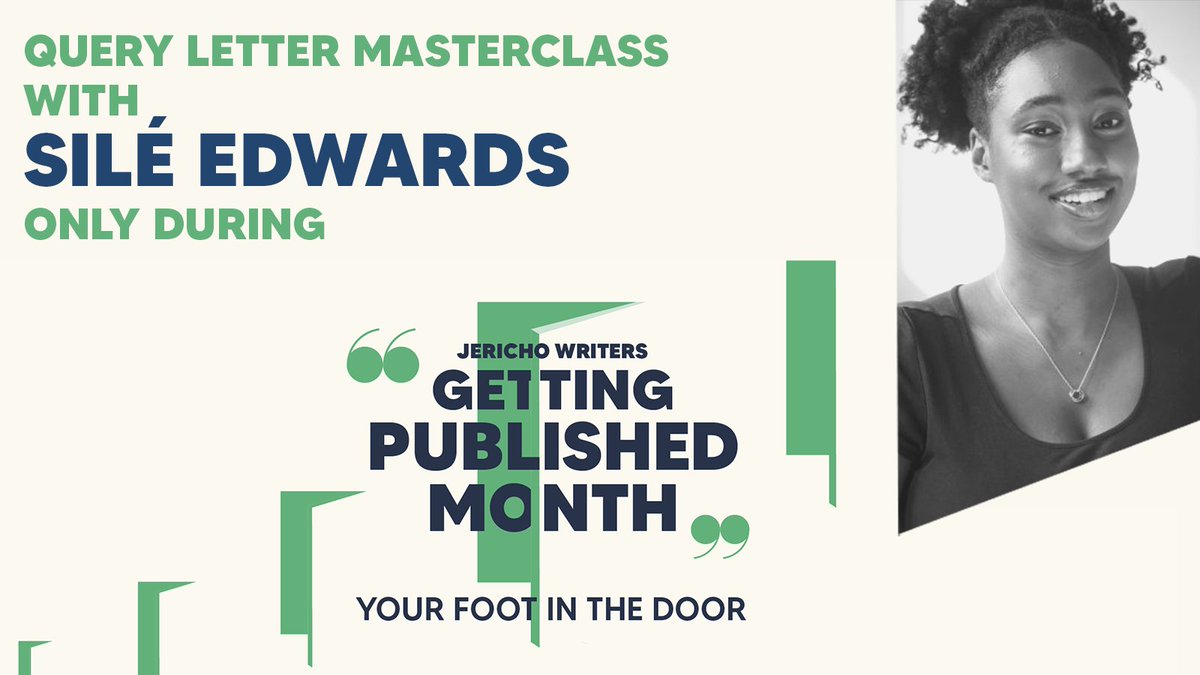 JerichoWriters's tweet photo. Our #JWGettingPublished Month is packed full of events that will open up the world of #publishing and make it all seem that bit more possible. Including (but by no means limited to):
Query Letter Masterclass with top agent @sileloquies https://t.co/EsYpG3x33G