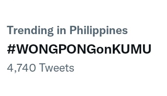 DeannasWorldOfc's tweet photo. Keep tweeting guys.. konting oras nalang po.. please follow niyo na po si Ponggay and support nyo po yung campaign nya.. https://t.co/tA7EFSqxAV
Thank you po sa mg naki TWITTER. PARTY po.. mahal po kayo ng DWO..
#WONGPONGonKUMU https://t.co/14fU4Hx7U6