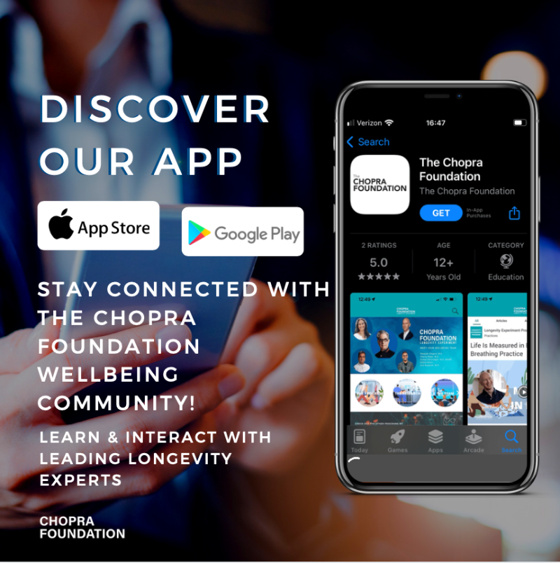 DeepakChopra's tweet photo. Stay connected with the @ChopraFNDN wellbeing community and download our FREE app for the #LongevityExperiment to learn and interact with leading experts
https://t.co/3tTCWcLLCy
#choprafoundation #app #learning #community #meditation #wellbeing https://t.co/LpibZodJvE