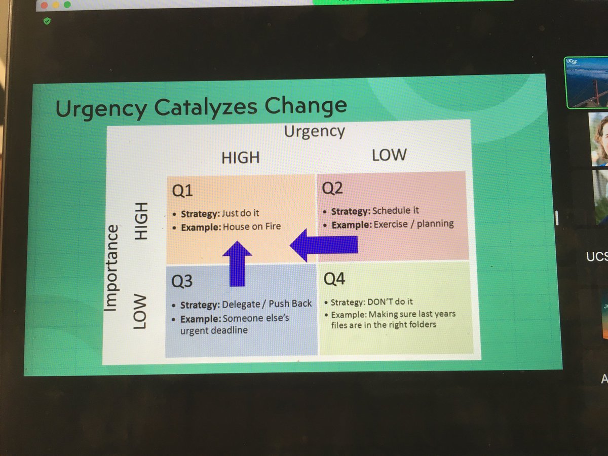 We’re off to a strong start of #ucsfmeded21  with opening plenary by <a href="/UCSFMedicine/">UCSF School of Medicine</a> executive vice dean <a href="/CatherineRLucey/">Catherine Lucey</a> discussing the imperative to change in medical education