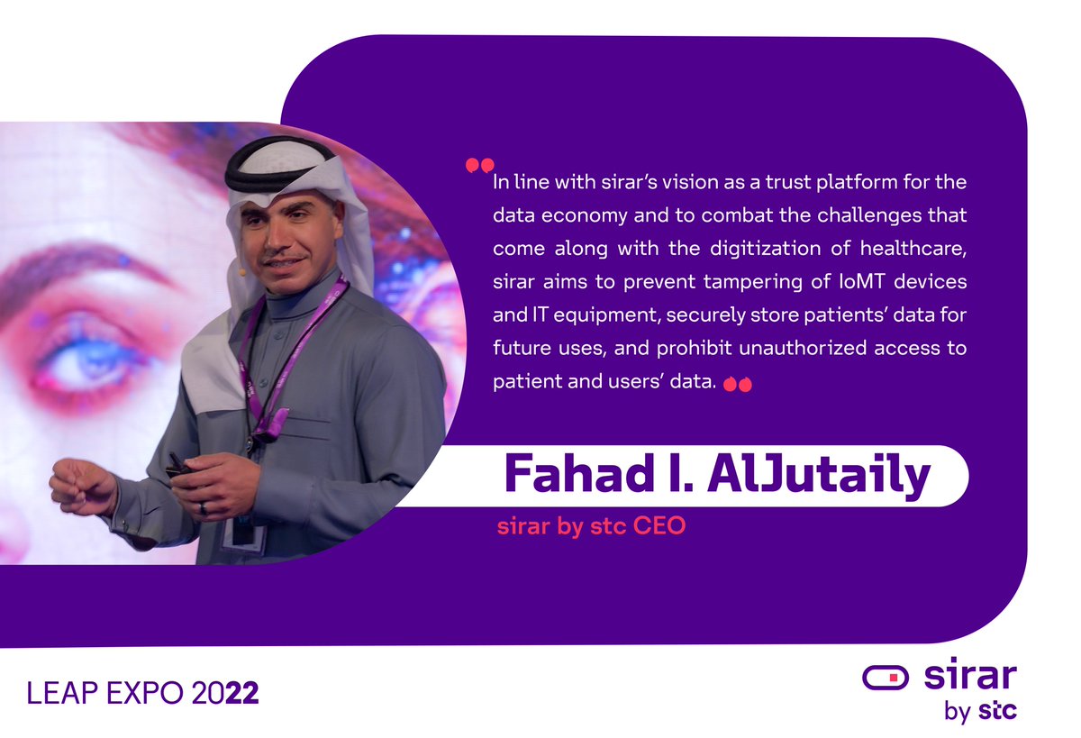 sirar_bystc's tweet image. A glimpse of our speech about the digitalization of the health sector, today at #LEAP2022