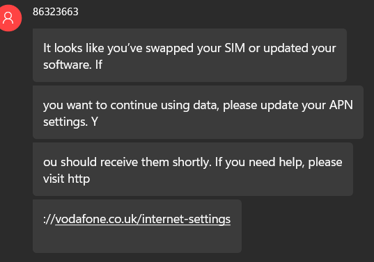 _shuntfield's tweet photo. @VodafoneUK How can I stop getting a "Configuration Messages" when I get in and out of my car with my Phone using SIM Access Profile? - I been trying all day and no one seems to understand or be able to supress these messages.
#MakeItStop https://t.co/S9MI7pIqzt